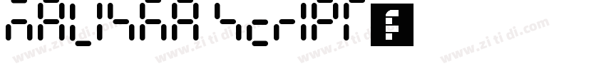 maliska script字体字体转换
